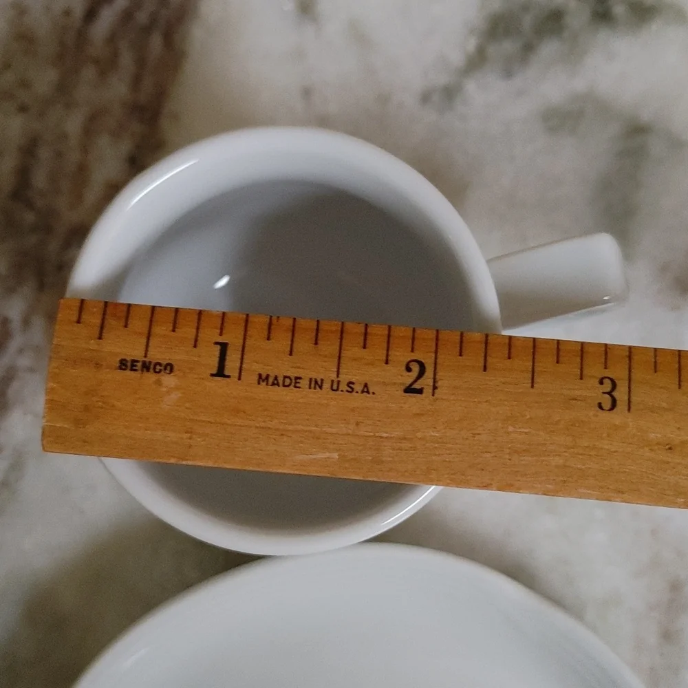 Vintage 4 Pcs White Bareuther Bavaria Demitasses Cup & Saucer